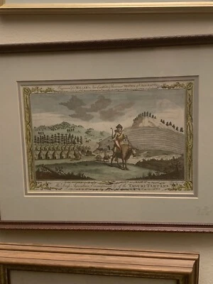 TAGURI-TÁRTAROS 1782 GRABADO ANTIGUO GRABADO COLOR GRABADO Foto 1 de 3