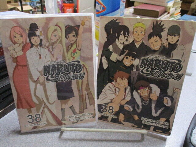 Naruto Shippuden - Box 1 com 5 DVDs - Novo Lacrado