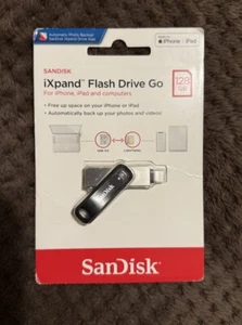 Brand New Sandisk iXpand Flash Drive Go 128GB - Picture 1 of 2