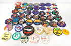 mixed lot of 48 kansas buttons pinbacks wichita river festival renaissance faire