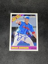 Brian Johnson 2015 Topps Heritage Minors #144 Pawtucket Red Sox Auto Signed Card