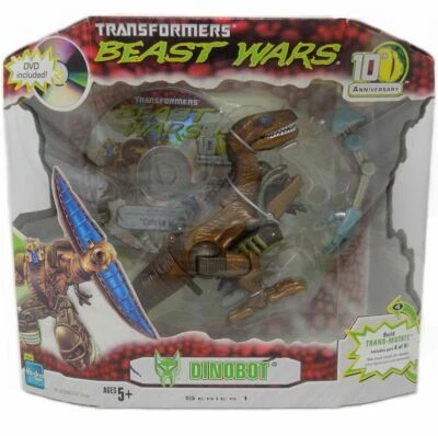 Transformers Beast Wars 10th Anniversary Dinobot Raptor 2005 Factory Sealed New - Image 1 of 2