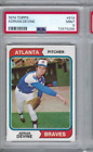 1974 Topps Baseball Card #614 Adrian Devine Atlanta Braves Grade PSA 9