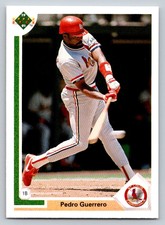 1991  Upper Deck #327 Pedro Guerrero St. Louis Cardinals