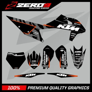 KTM  MOTOCROSS GRAPHICS KIT MX DECALS: SX SXF EXC 50 65 85 125 250 450 HYPER ORG - Picture 1 of 1