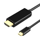 Type C to HDMI Cable Converter 4K HDTV USB Adapter For Samsung Mobiles Tablets