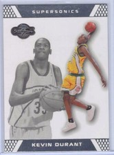 KEVIN DURANT 2007-08 TOPPS CO-SIGNERS SILVER FOIL ROOKIE RC #D 130/499