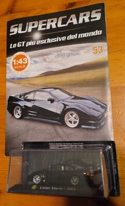modellino scala 1:43 Lister Storm 1993 Supercars GT NUOVO SIGILLATO + Fascicolo - Foto 1 di 9