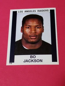 1988 Panini Album Stickers Bo Jackson #112 Rookie RC NM - Bild 1 von 2