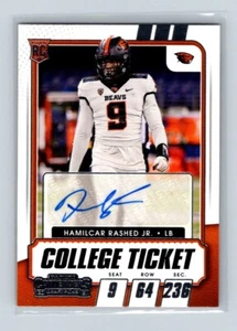 2021 Panini Contenders Draft Picks College Ticket Auto Hamilcar Rashed Jr. #165 - Picture 1 of 2