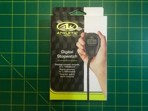 NEU - Athletic Works Digitale Stoppuhr - Schwarz (AW-3915R) - Bild 1 von 2