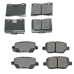 Akebono ProACT Front & Rear Ceramic Disc Brake Pad Kit For Acura RL 2005-2012 - Picture 1 of 1