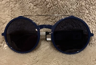 Новый с Ярлыками Tommy Hilfiger современный круглый солнцезащитные очки двойной мост TH1644/S синий с логотипом - Изображение 1 из 4