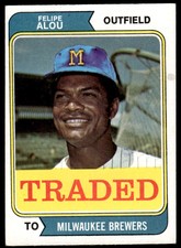 1974 Topps Felipe Alou Milwaukee Brewers #485T