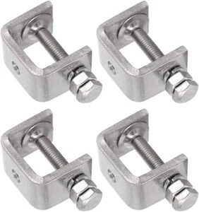 4 Pcs 304 Stainless Steel C Clamp, Tiger Clamp, C-Shaped Clamp,24Mm Wide with J - Picture 1 of 4