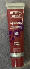 Burts Bees Squeezy Tinted Balm 12.1g New & Sealed BERRY SORBET