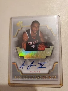 UPPER DECK SPX ACIE LAW ENDORSEMENT AUTOGRAPH CARD HAWKS - Picture 1 of 3