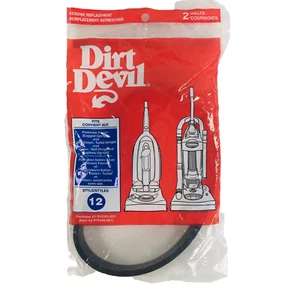 DIRT DEVIL Vacuum Genuine Replacement Belt Style 12 Fits CONVIENT AUX (2-Pack) - Picture 1 of 3