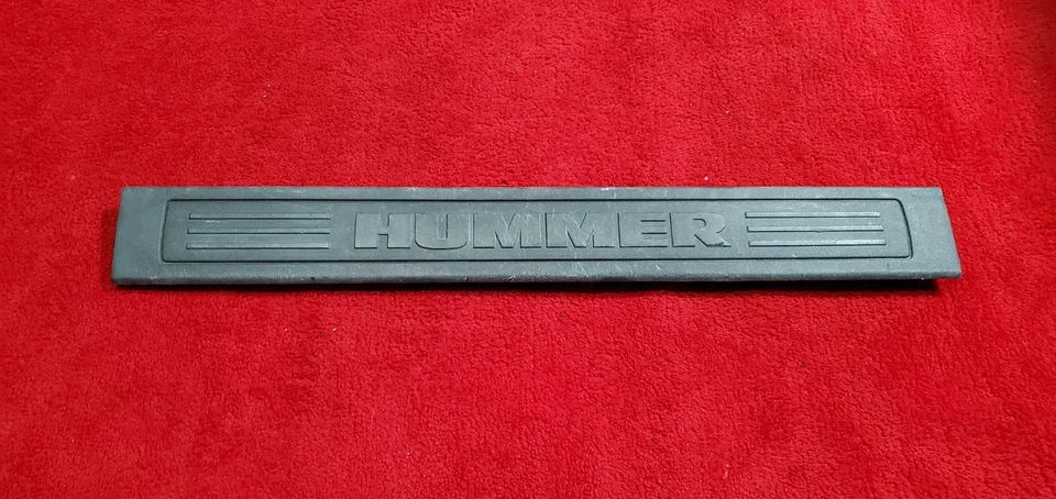 06-10 HUMMER H3 PUERTA TRASERA PUERTA INFERIOR RASGUÑO DESLIZAMIENTO UMBRAL PLACA MOLDURA OEM Foto 1 de 4