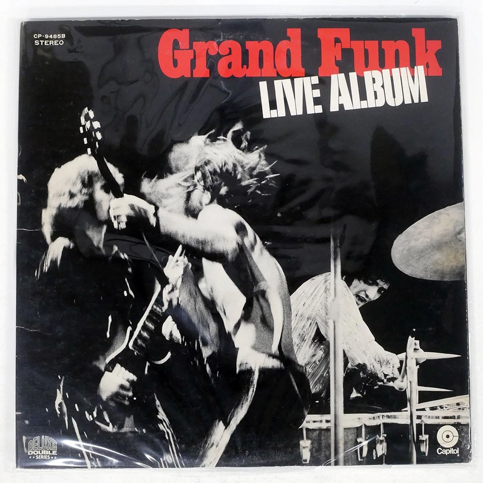 GRAND FUNK RAILROAD LIVE ALBUM CAPITOL CP9485B Japan VINYL 2LP Foto 1 de 1
