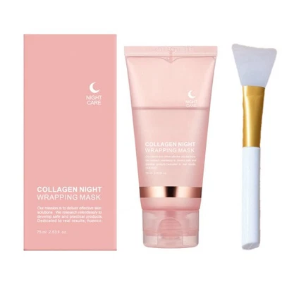 New Collagen Wrapping Mask 75G Moisturizing Renewal Night Care Mask Cream - Image 1 of 4
