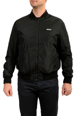 Versace Men's Barocco Reversible Insulated Full Zip Parka Jacket US L IT 52 - Image 1 of 4