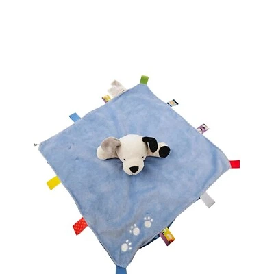 Taggies Peluche Bebé Lovey Manta Cachorro Etiquetas Sensoriales Manta de Seguridad Azul 2012 Foto 1 de 4