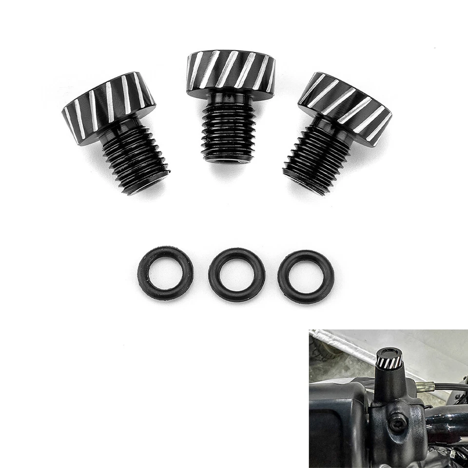 Motorcycle Mirror Hole Plugs For Yamaha MT01 MT-03 MT-07 MT-09 MT-10 FZ1 FZ6 FZ8 - Imagem 1 de 4