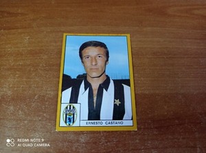 Figurina Calciatori EDIS 1969/70 ERNESTO CASTANO - JUVENTUS originale