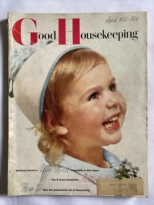 1955 April Good Housekeeping Magazine Colonel Now Playing Cupid (MH593) — 第 1/3 张图片