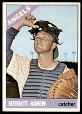 1966 Topps Merritt Ranew  EX+ California Angels #62
