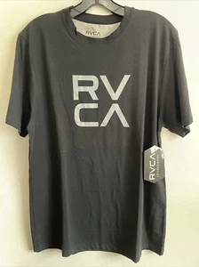 New RVCA Sport Workout Logo Tee Loungewear Casual Men's Soft Comfy Shirt Size M - Picture 1 of 7
