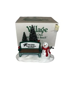 Department 56 Village "Our Own Village Park Bench" #2211 - Imagen 1 de 4