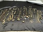 Lot 1 of 25+ Gold tone and Silver tone Necklaces-Costume Jewelry-New