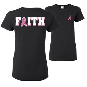 Camiseta gráfica de bolsillo para mujeres sobrevivientes de cáncer de mama información nutricional - Imagen 1 de 6