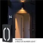 Solar Hausnummer LED Solar Hausnummernleuchte Beleuchtete Hausnummer Beleuchtung
