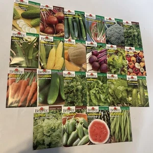 Burpee Garden Seeds Lot of 22 Packs - Vegetable & Herbs Dated 2021 - Picture 1 of 5