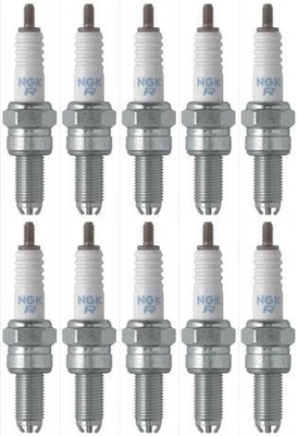 Conjunto de 10 velas de ignição padrão NGK Kawasaki ZRX1200-A 2003-2001 motor 1200cc - Imagem 1 de 4