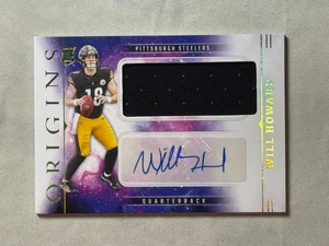 2025 Panini Origins Will Howard Rookie Patch Auto RPA RC #RJJ-WHD Steelers (C) - Picture 1 of 2