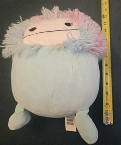 Squishmallow *ZoZo* Bigfoot 8" Plush *Blue* Rainbow/Tie-Dyed Hair - Picture 1 of 4