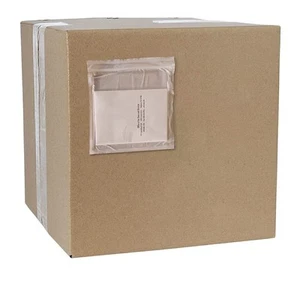 1000 Clear Adhesive Packing List Shipping Label Envelopes Pouches 4x6 6x6 6x9 - Picture 1 of 9