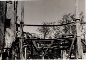 WWII Photo Sabotage Destruction Copenhagen Denmark Small Size 11x7cm World War 2 - Picture 1 of 1