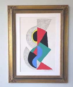 Sonia Delaunay -Composition - 1973-Signed-Lithograph - Picture 1 of 5