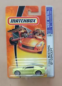 MATCHBOX FORD MUSTANG GT CONCEPT (GREEN) 16 - Picture 1 of 1
