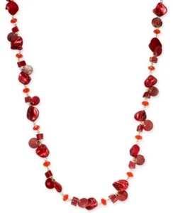 Collana Lunga Style and Co Corda conchiglia - Foto 1 di 8