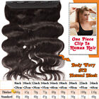 One Piece Clip In 100 Real Remy Human Hair Extensions 3 4 Full Head Balayage Uk