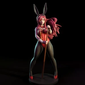 Artist Proof Commission Erza Scarlet Fantasy Bunny Girl Anime Manga Figure Model - Picture 1 of 9