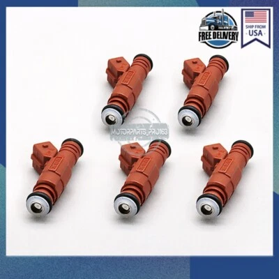 5Pcs Fuel Injectors 0280155831 FJ669 9186340 For 1998-09 Volvo S60 C70 XC90 - Изображение 1 из 4