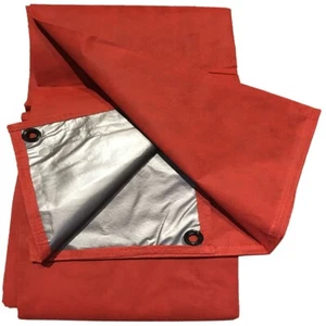 Outdoor Picnic Blanket Tarp 5x7 Red Water Resistant Ground Table Cover Cloth - Picture 1 of 6