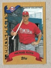 2002 Topps Traded Gold RC Michael Floyd Philadelphia Phillies #124 1518/2002